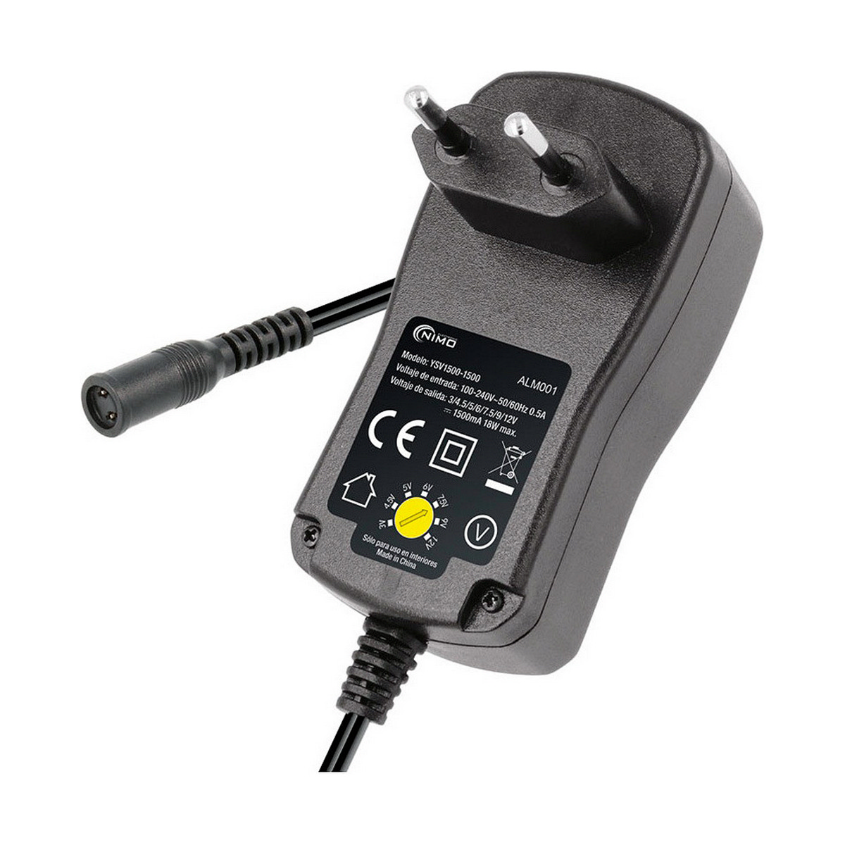 Image secondaire de Adaptateur de courant NIMO 18 W 3-12 V