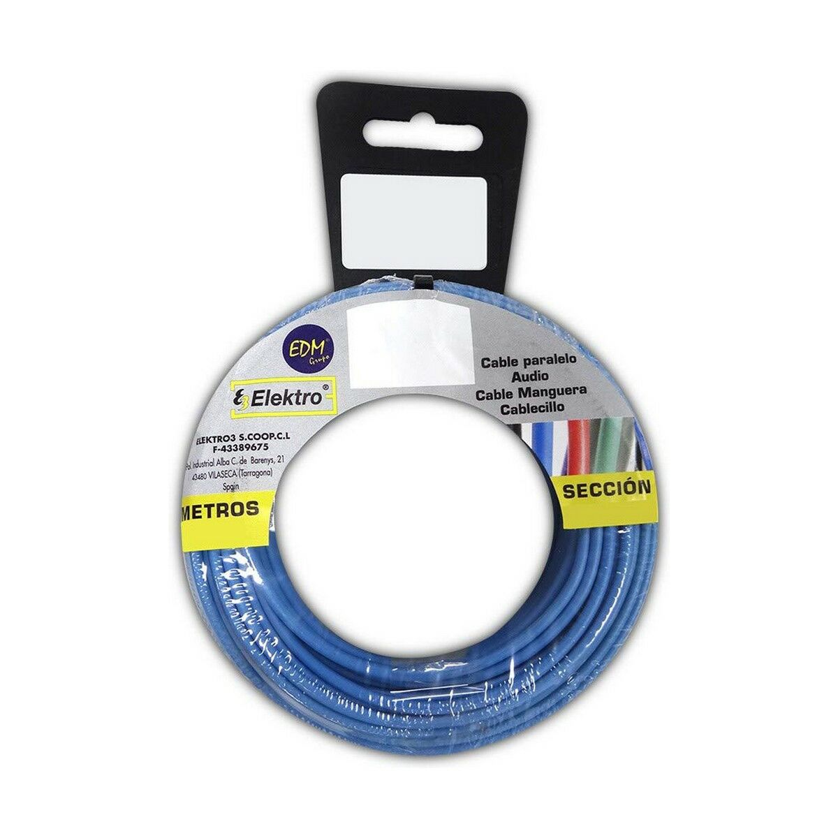 Câble EDM Bleu 5 m 1,5 mm