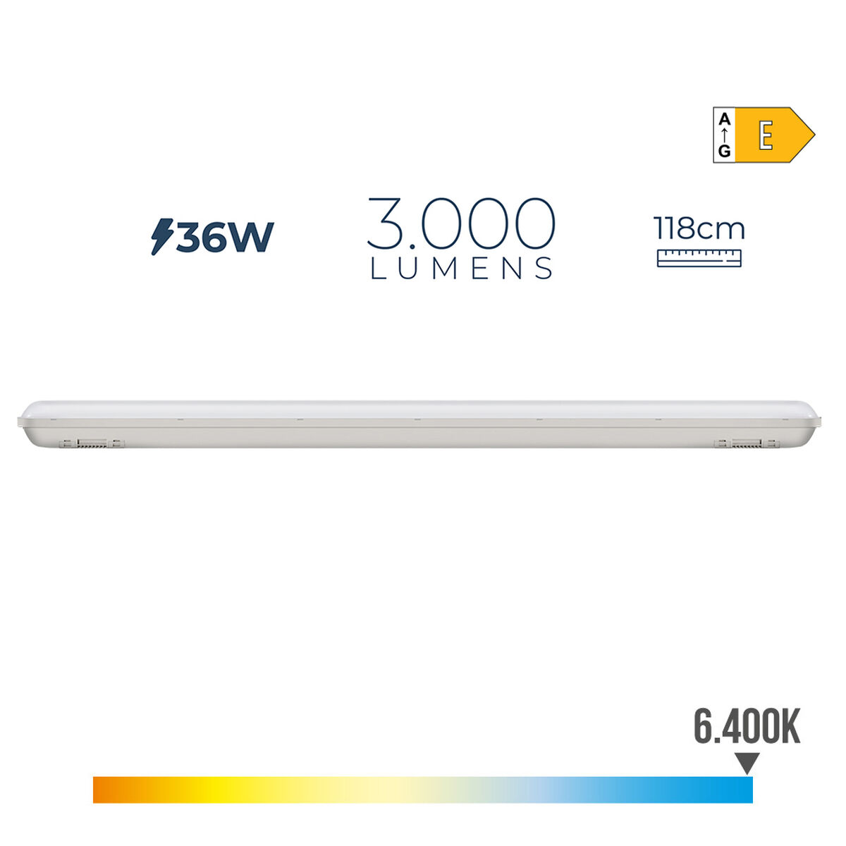 LED Tube EDM 31411 A E 36 W 3000 lm (6500 K) (6400 K)