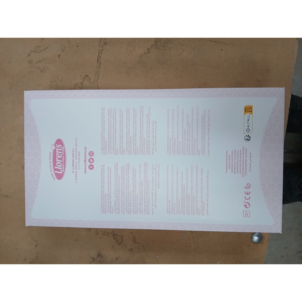 Baby Doll Llorens Roberto Cry 33 cm