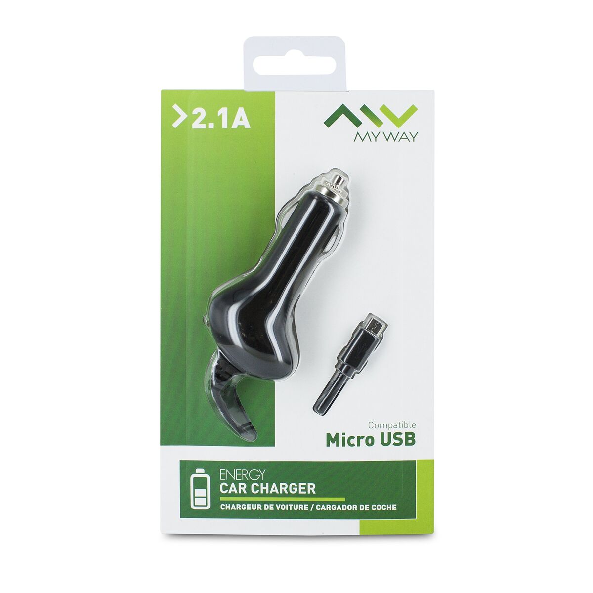 Picture of Car Charger Myway Black 10,5 W