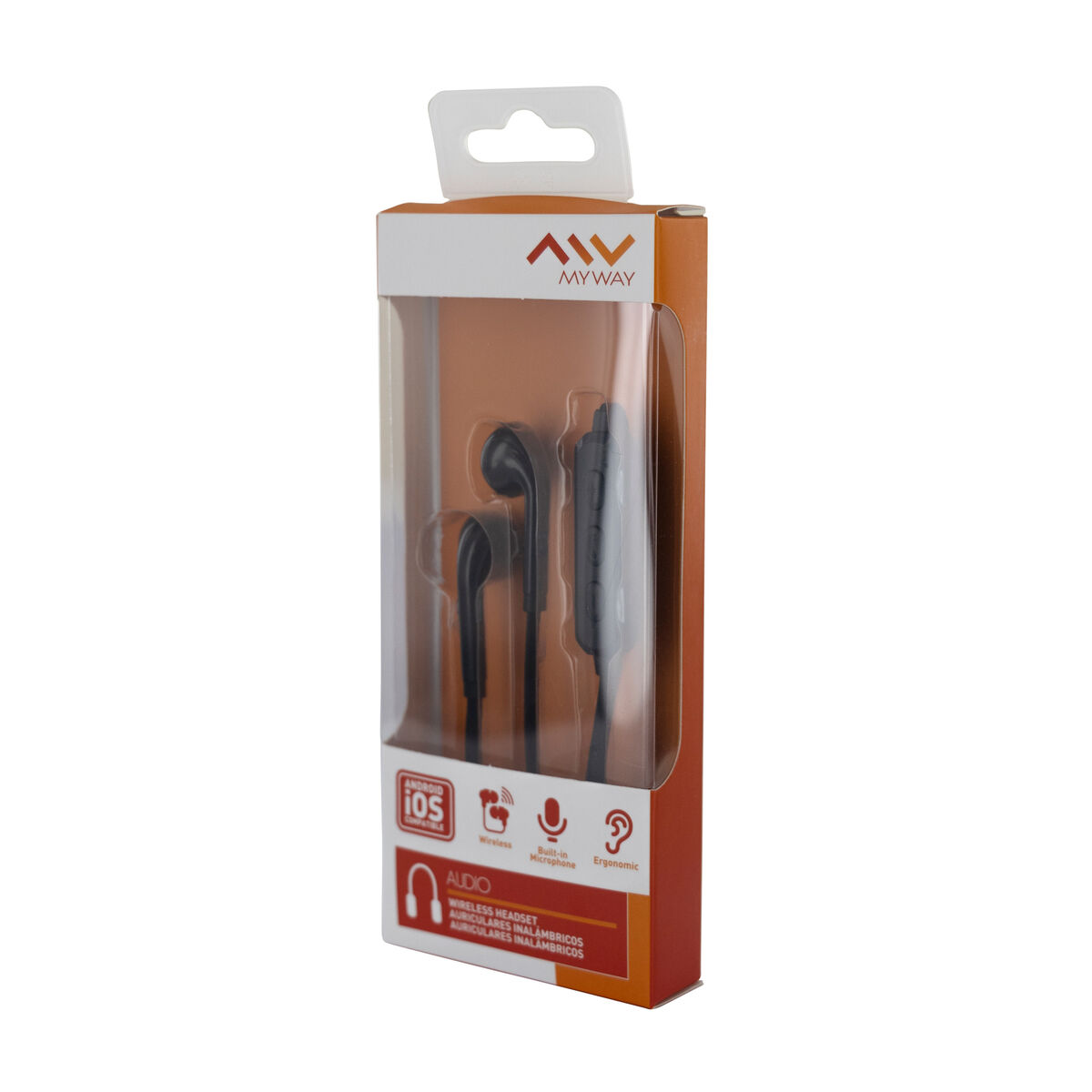 Picture of Headphones with Microphone Myway Black