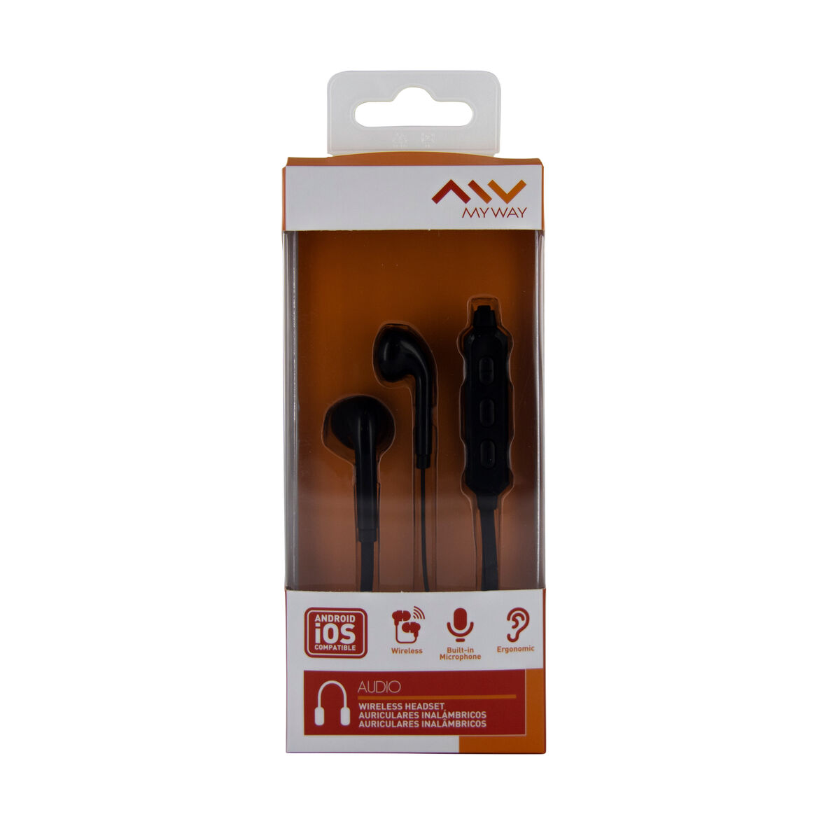 Picture of Headphones with Microphone Myway Black