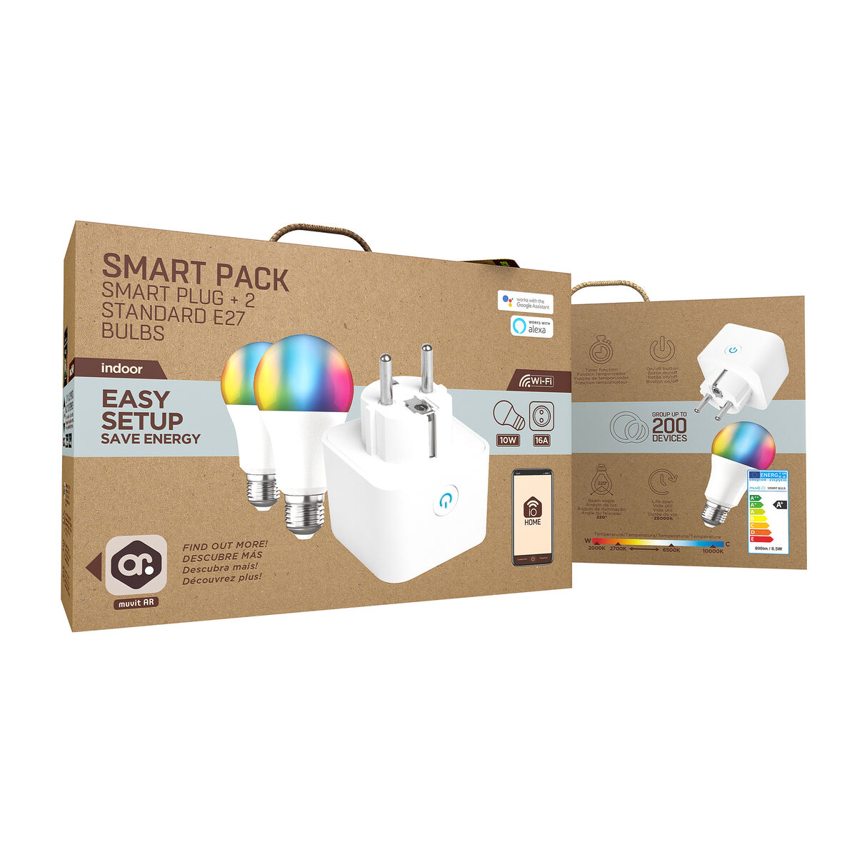 Smart Plug Muvit iO Wi-Fi 220 V