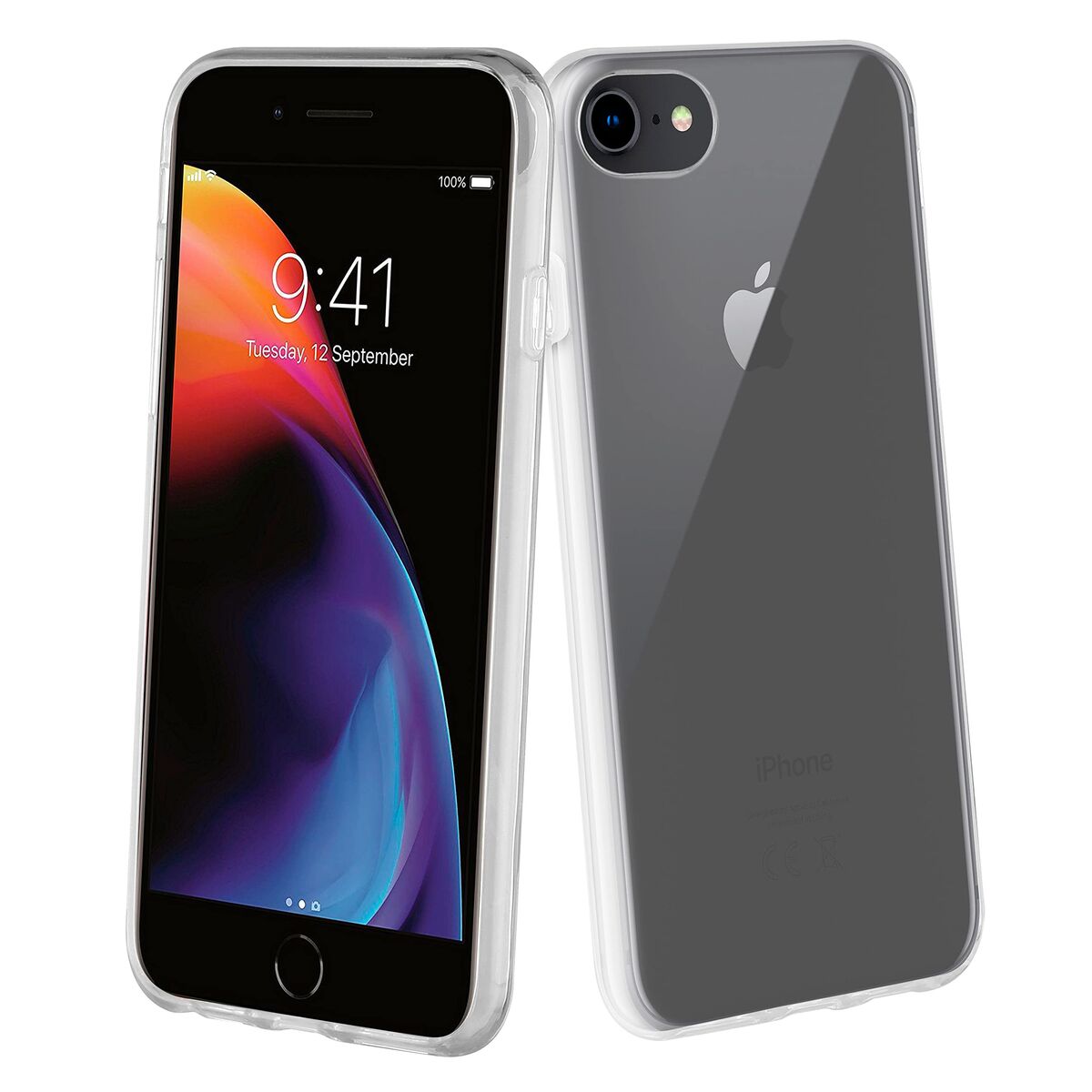 Bild von Mobile cover Muvit iPhone 7 | iPhone 8 | iPhone SE 2020 Black Transparent iPhone SE