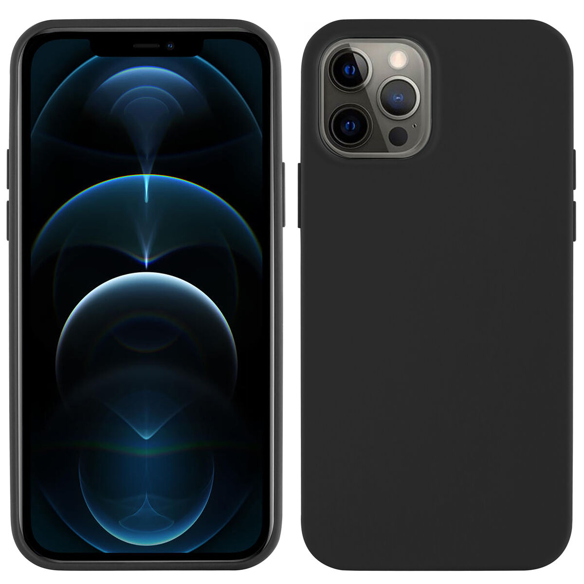 Image de Protection pour téléphone portable Muvit for Change iPhone 12 Pro Max Noir iPhone 12 Pro Max