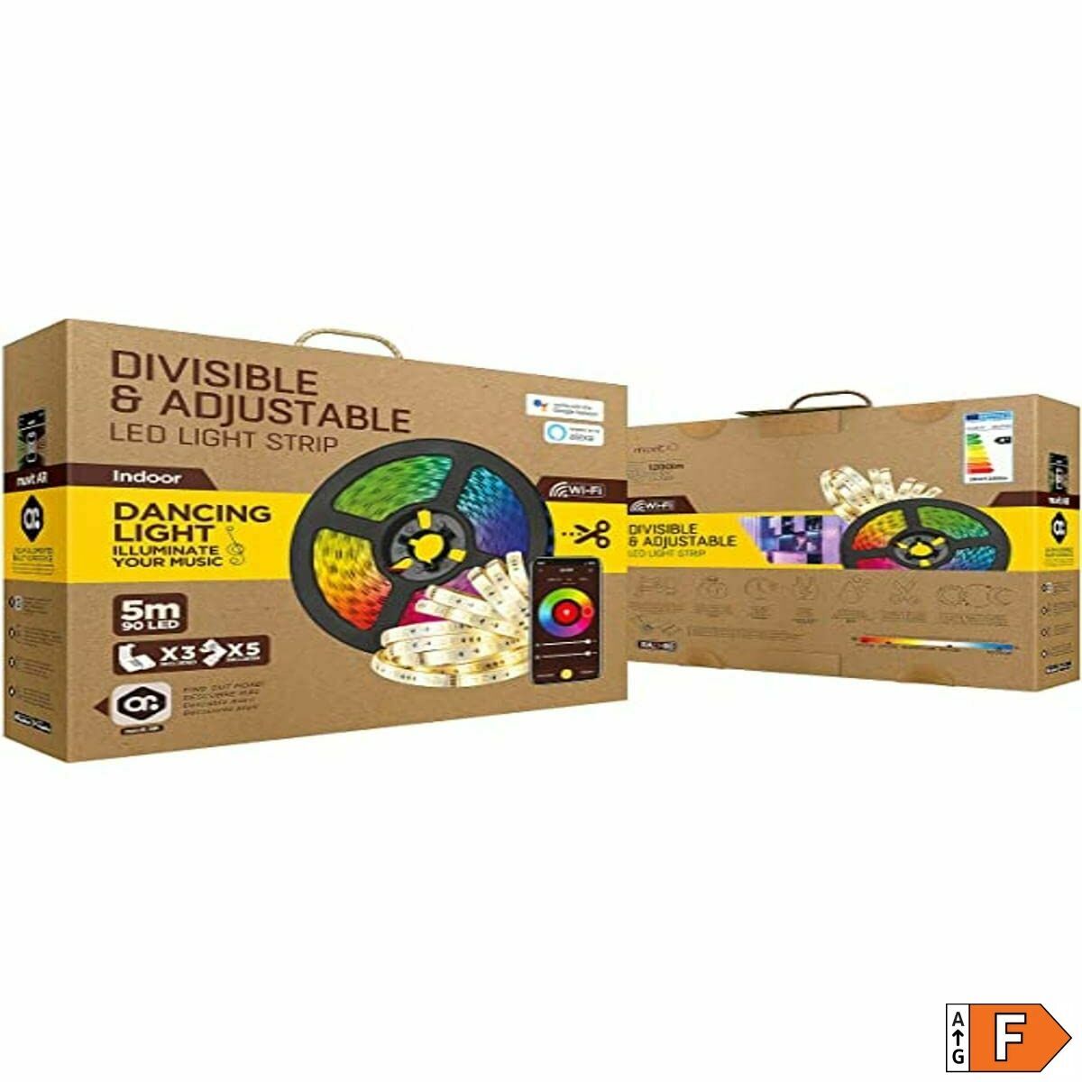 LED-strips Muvit iO Zwart Multicolour Gouden F 5 m