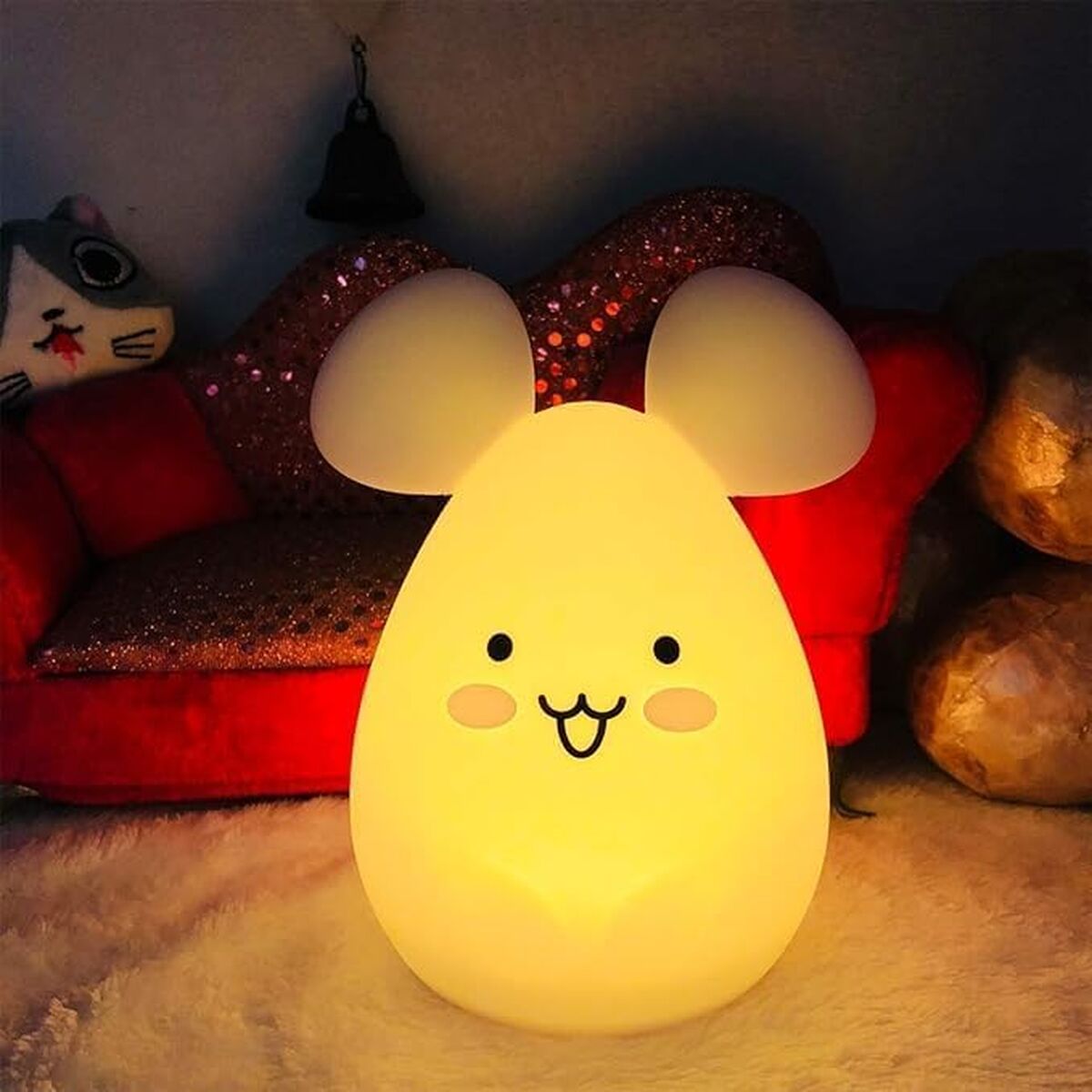 Children’s lamp with Bluetooth speaker Muvit Mouse