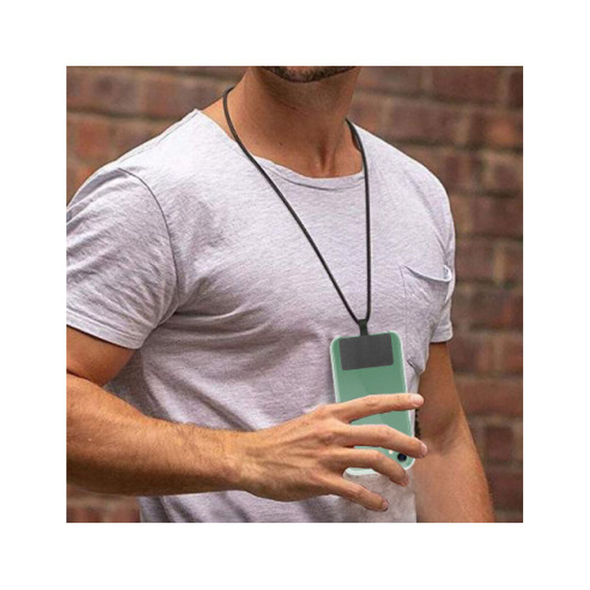 Obrazek Mobile Phone Lanyard Muvit Blue