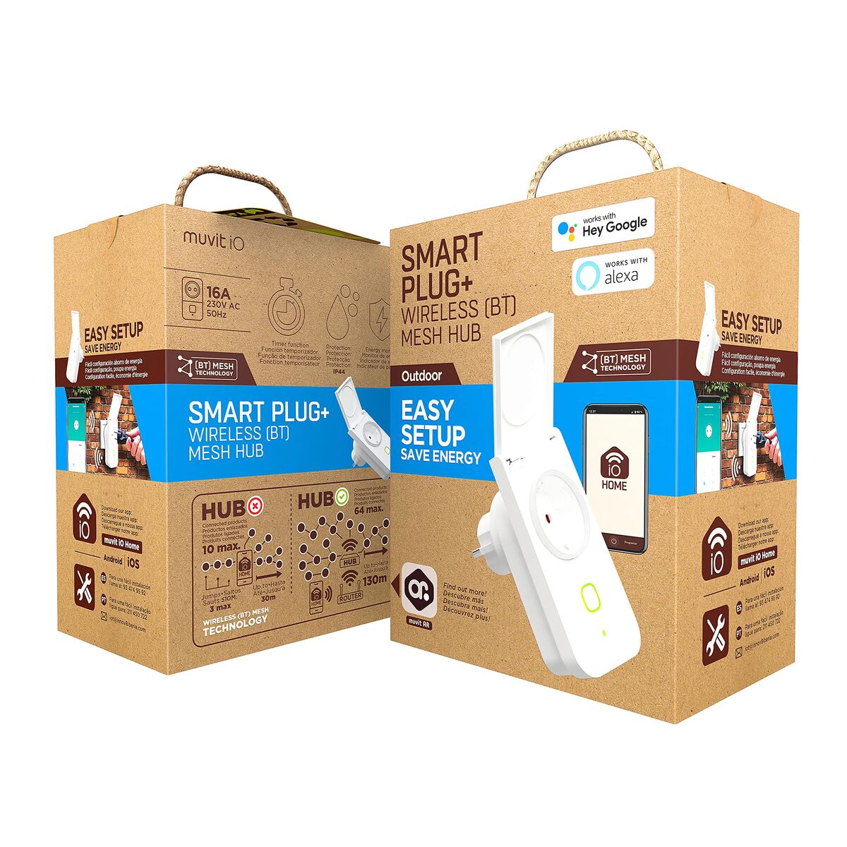 Smart Plug Muvit iO Bluetooth Wi-Fi