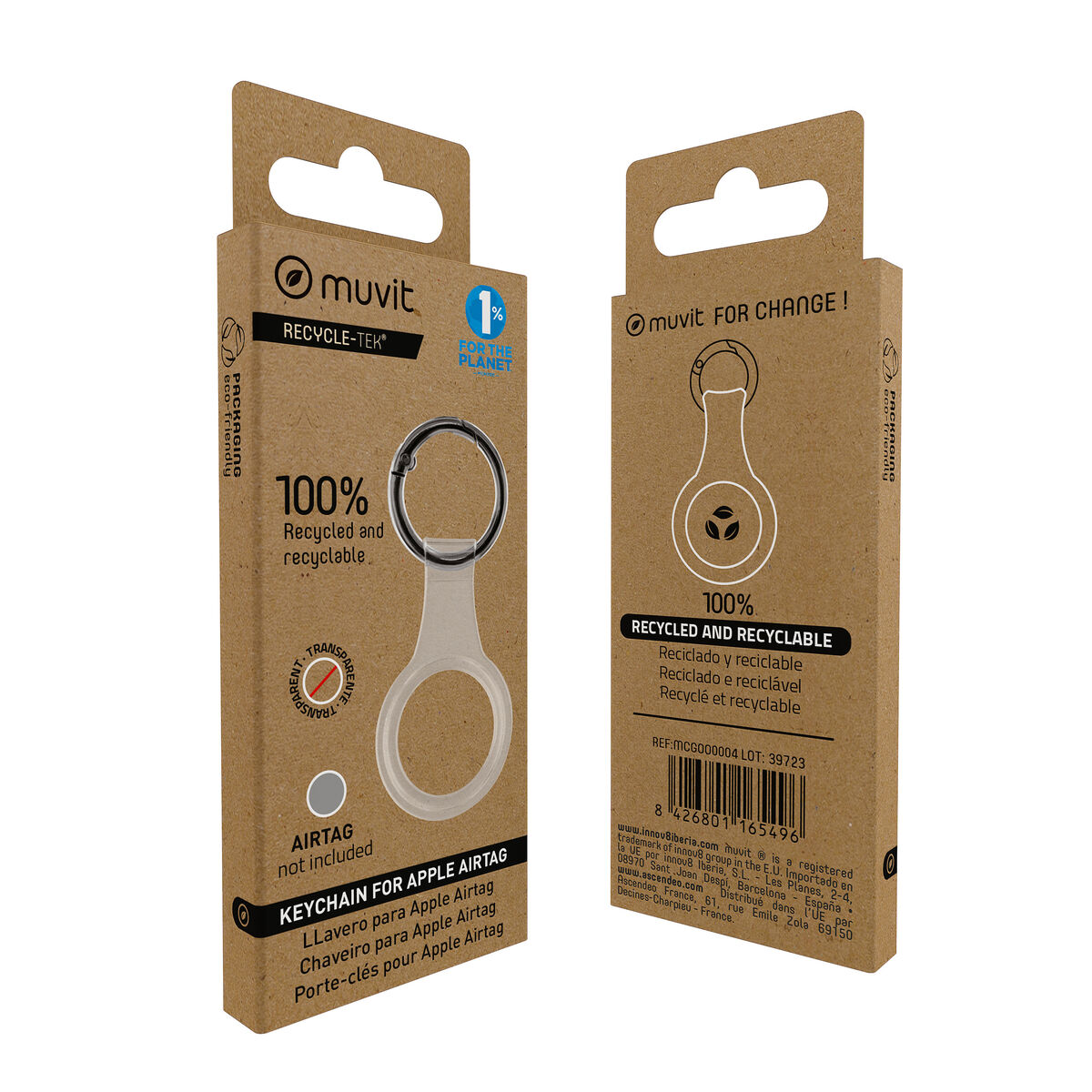 Picture of Keychain Muvit for Change Black Case AirTag