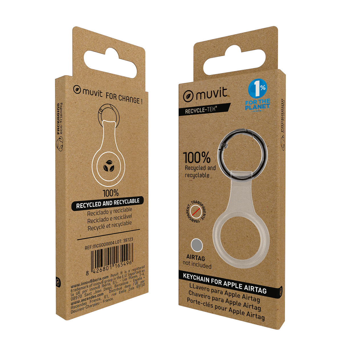 Picture of Keychain Muvit for Change Black Case AirTag