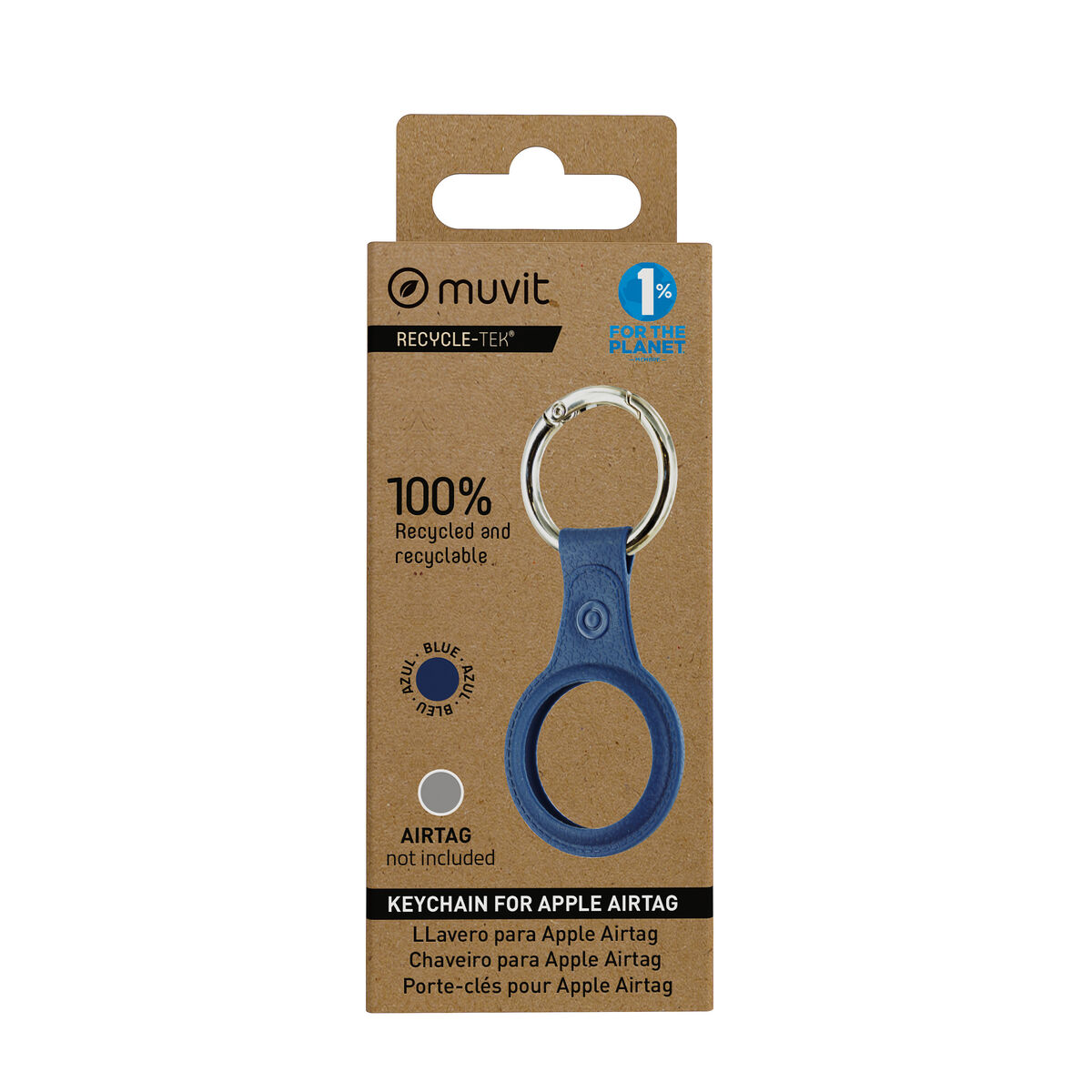Picture of Keychain Muvit for Change Blue Case AirTag