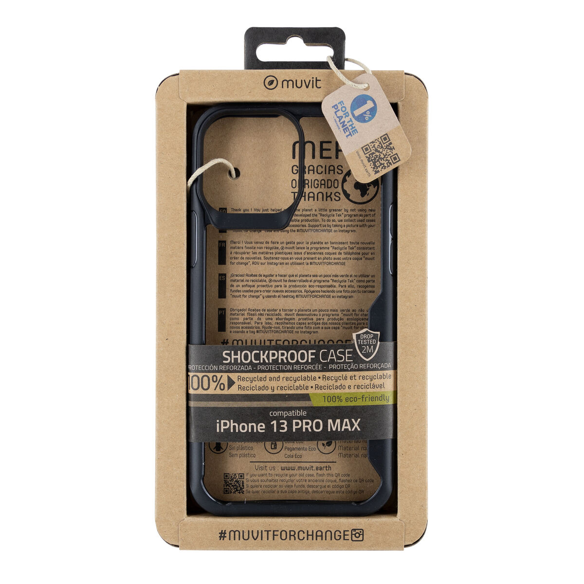 Image de Protection pour téléphone portable Muvit for Change iPhone 13 Pro Max