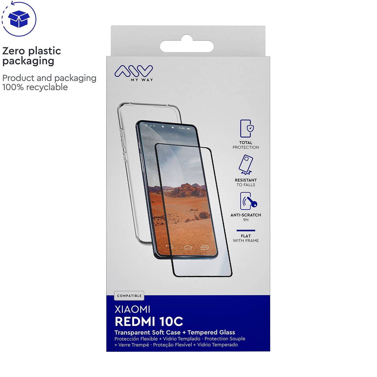 Picture of Mobile cover Myway Redmi 10C Black