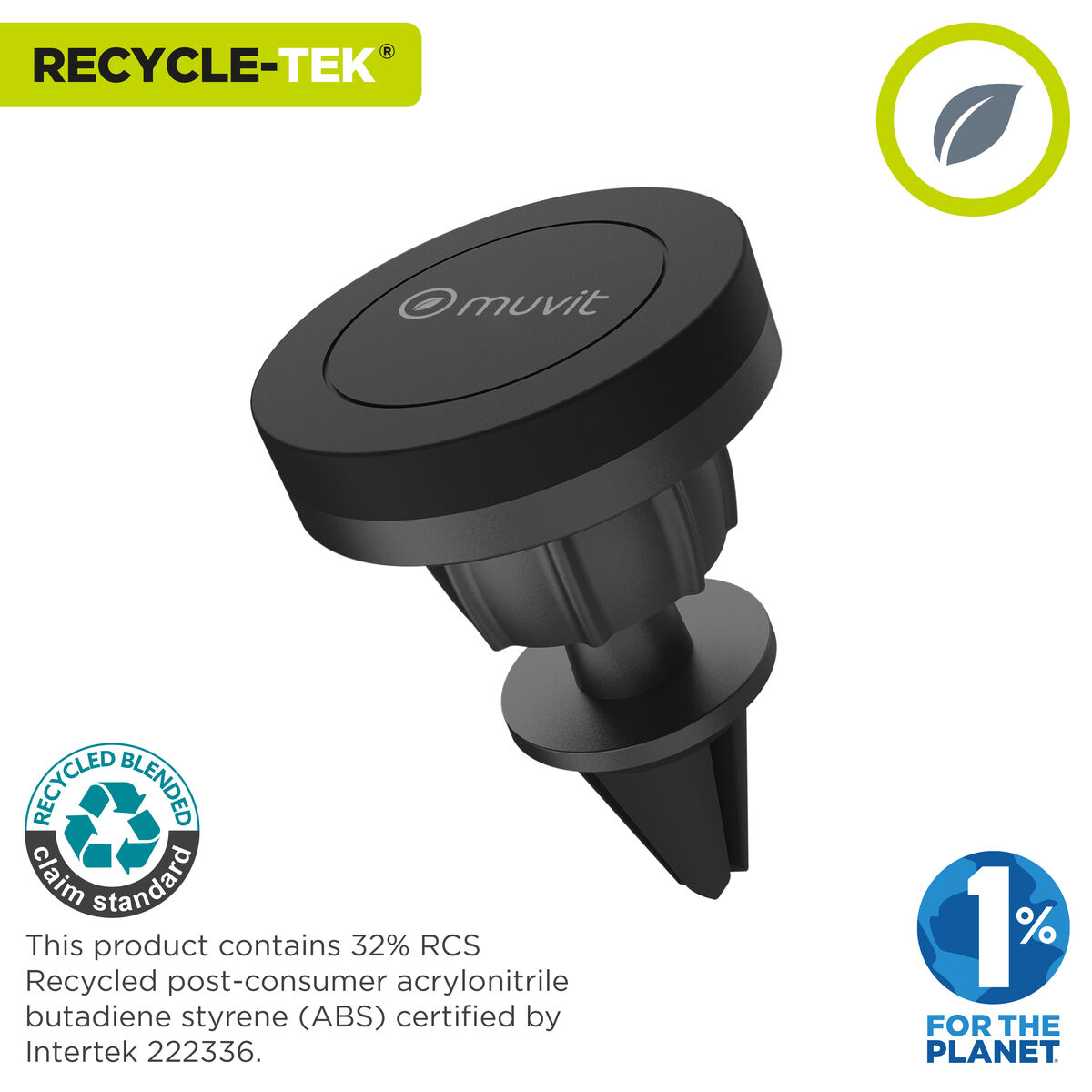 Mobile support Muvit MCCHL0001 Black