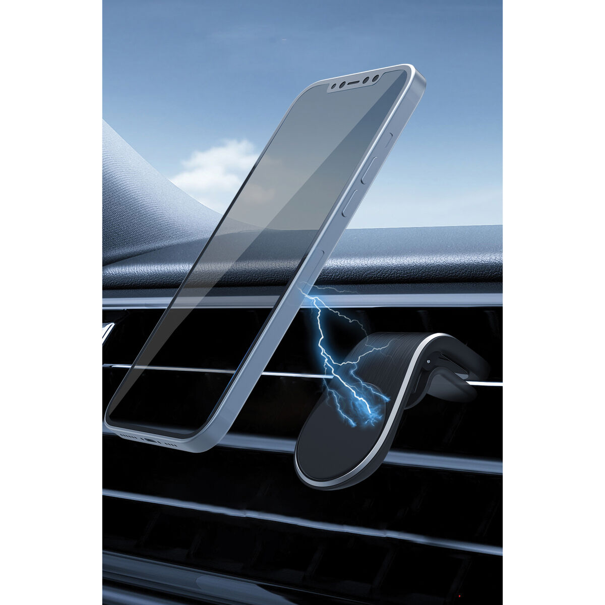 Mobile support Muvit MCCHL0007 Black