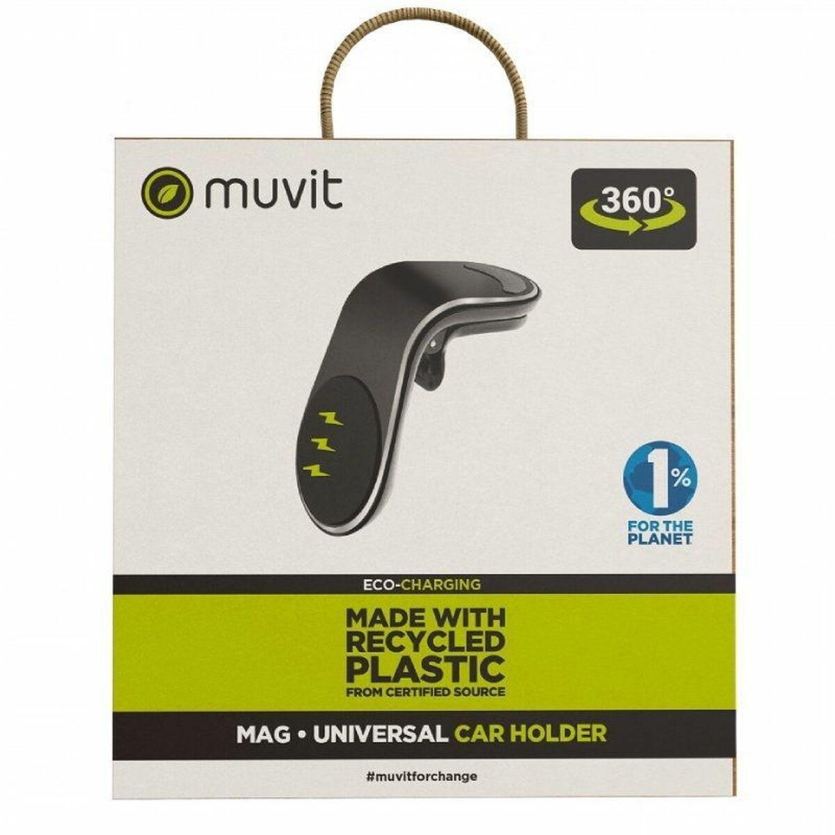 Mobile support Muvit MCCHL0007 Black