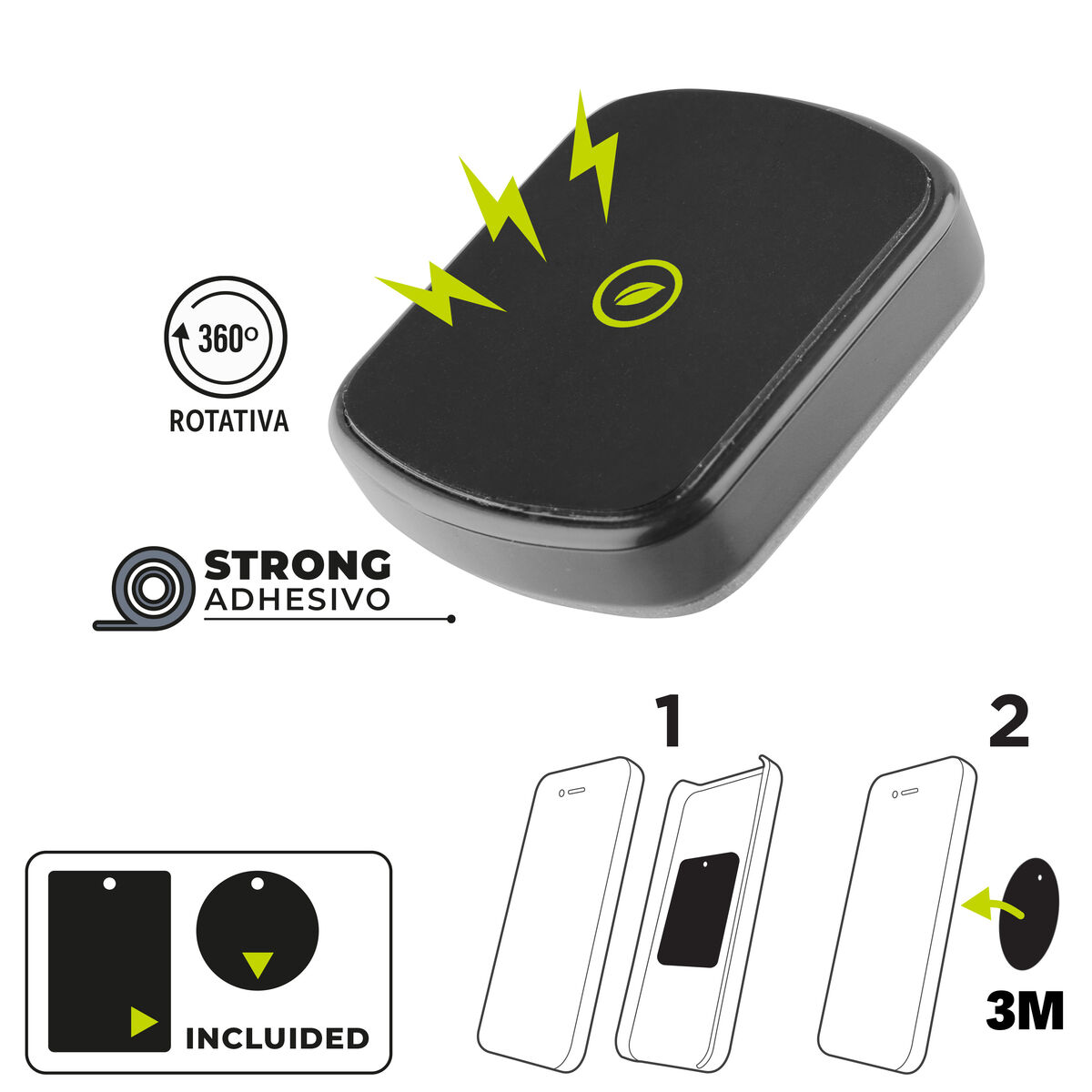 Car Mount Muvit Black