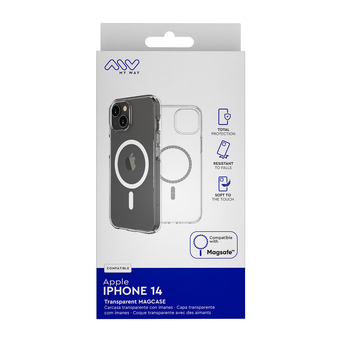Picture of Mobile cover Myway iPhone 14 Magsafe Transparent