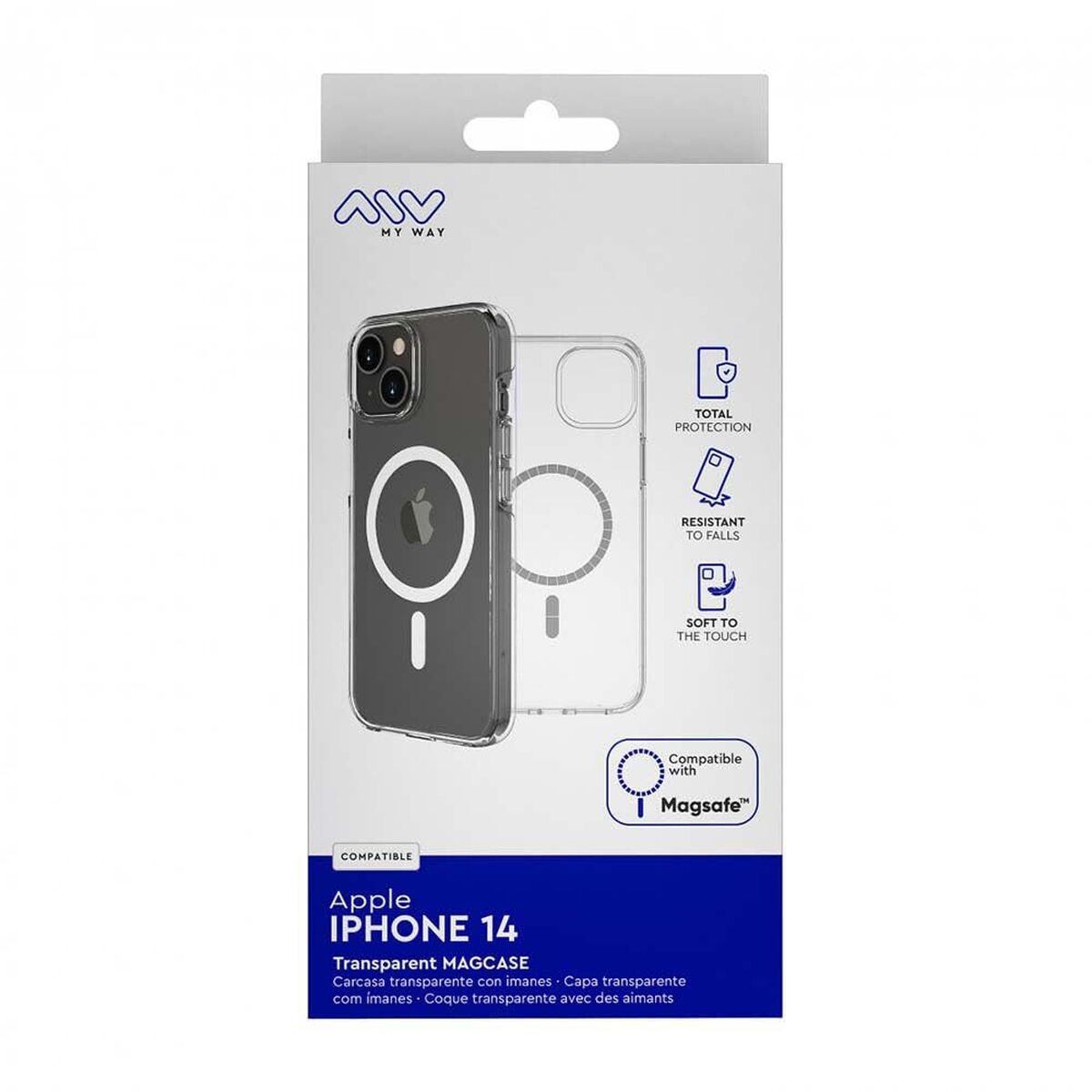 Picture of Mobile cover Myway iPhone 14 Magsafe Transparent