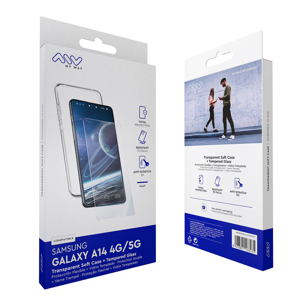 Image de Mobile Case and Protector Myway Galaxy A14 4G/5G Samsung Galaxy A14 5G