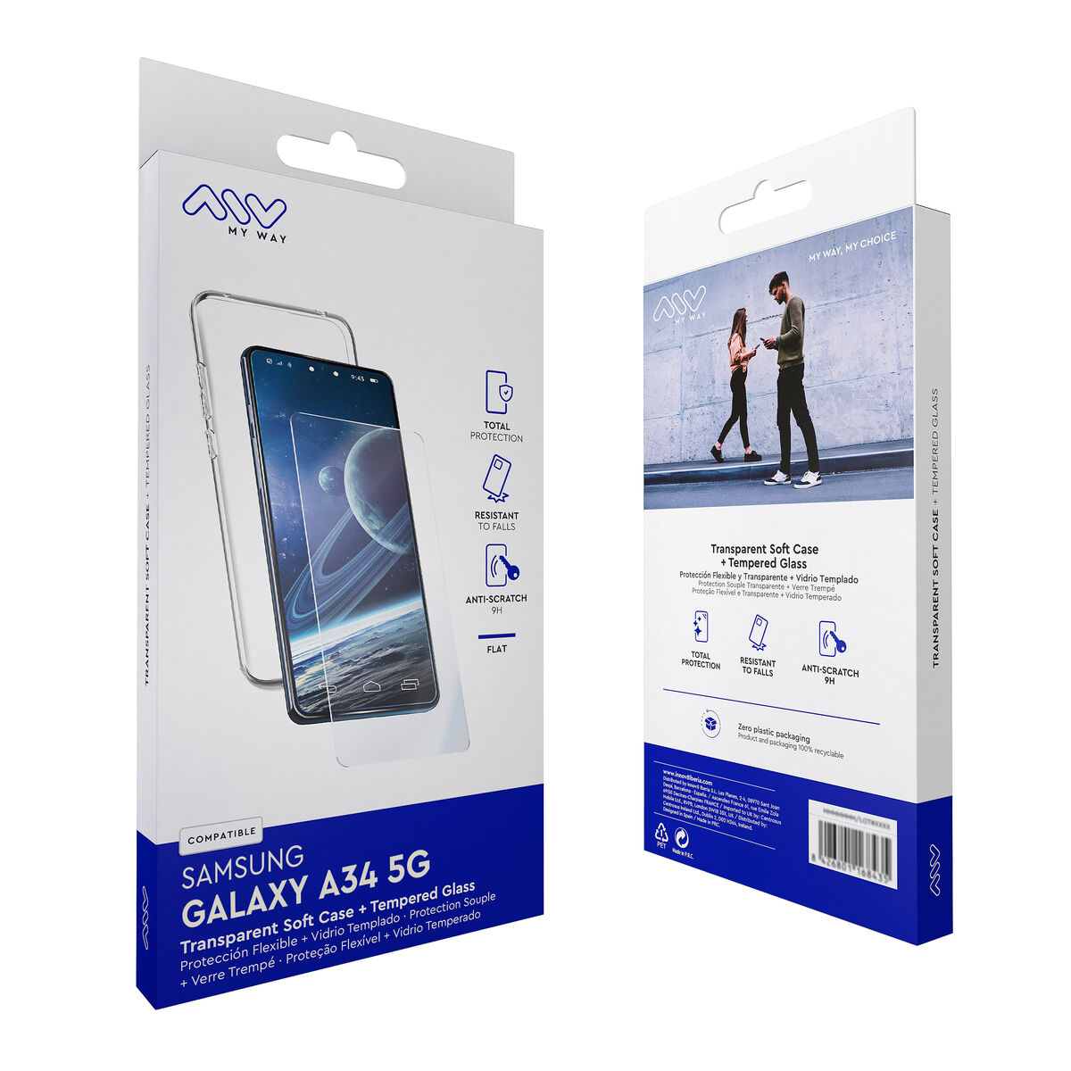 Image de Mobile Case and Protector Myway Galaxy A34 5G Samsung Galaxy A34 5G