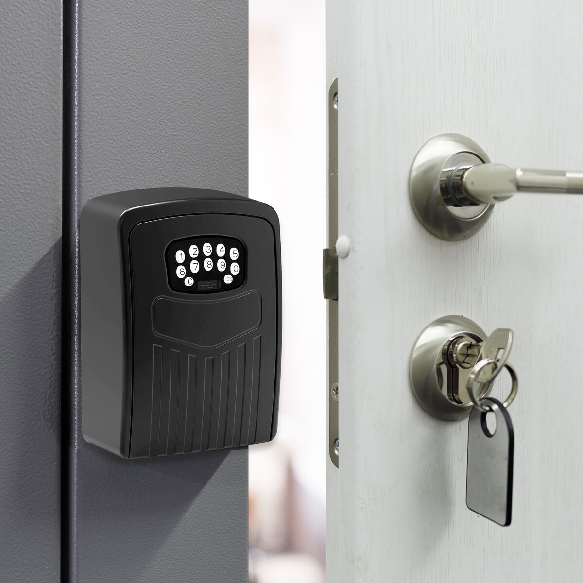 Safety Deposit Box for Keys Muvit SMKB2-BT Black