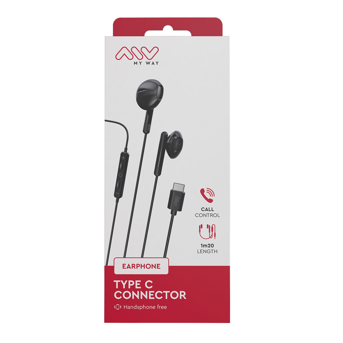 Picture of Headphones with Microphone Myway Black