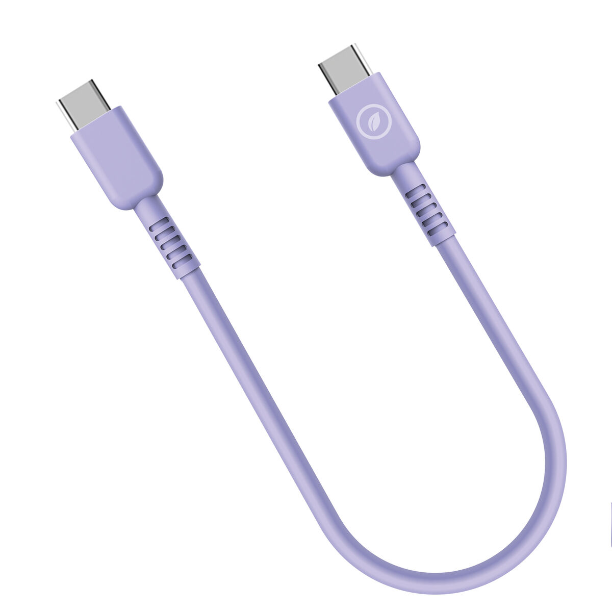 Kabel USB-C naar USB-C Muvit for Change Lavendel 0,2 m