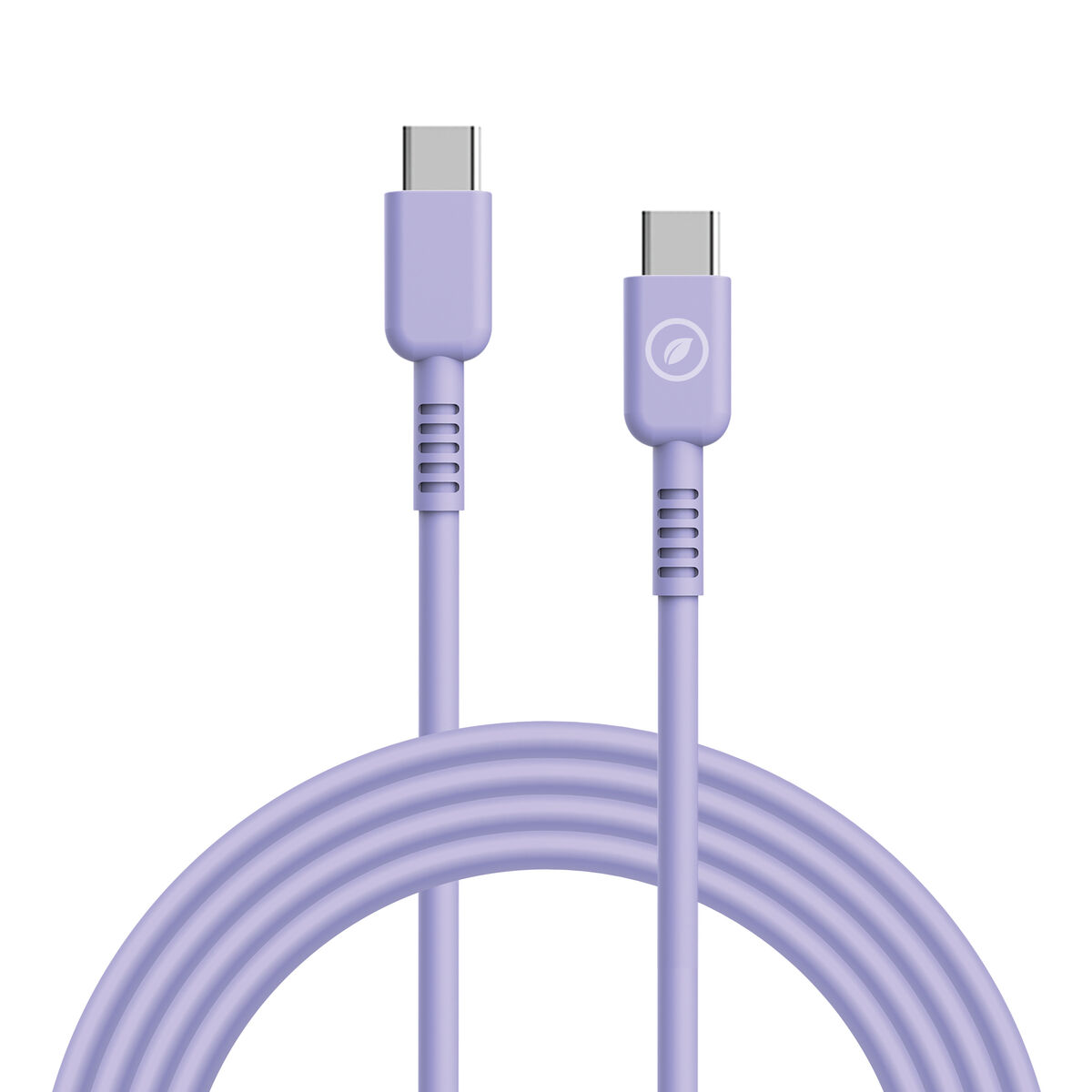 Kabel USB-C naar USB-C Muvit for Change Lavendel 1,2 m