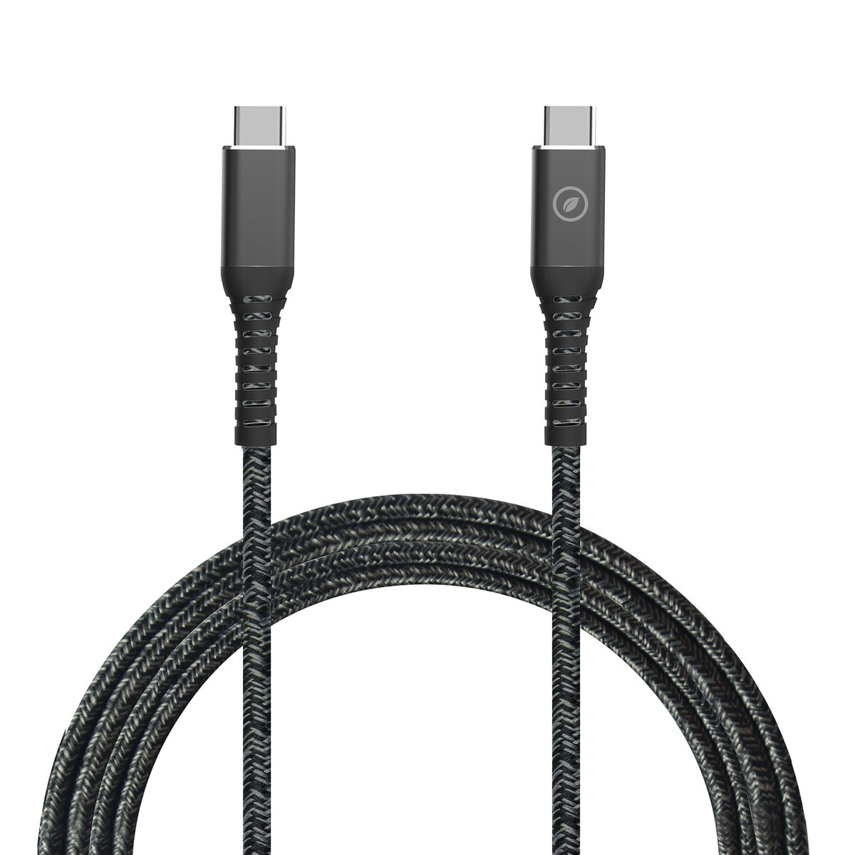 Kabel USB-C naar USB-C Muvit for Change Zwart 1,2 m