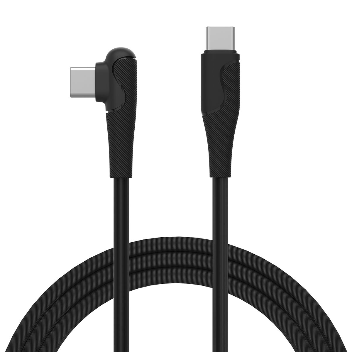 Kabel USB-C naar USB-C Muvit for Change Zwart 1,2 m