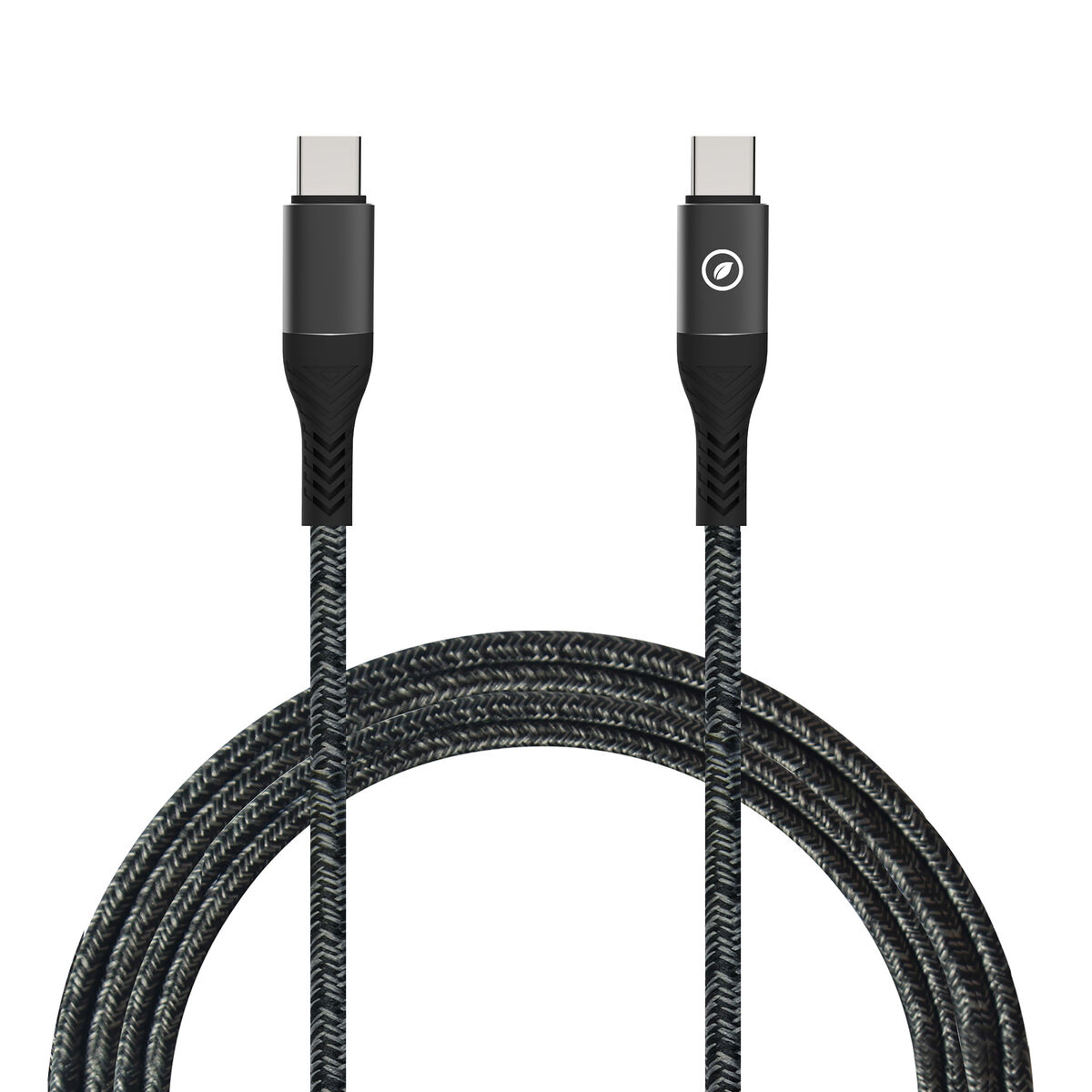 Kabel USB-C naar USB-C Muvit for Change Zwart 1,2 m