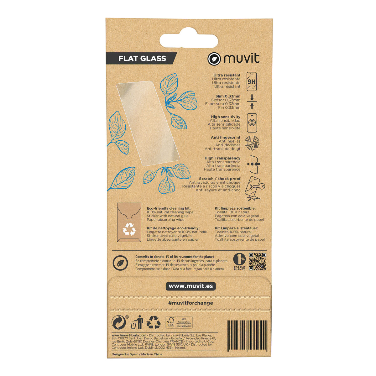 Image de Mobile Screen Protector Muvit for Change