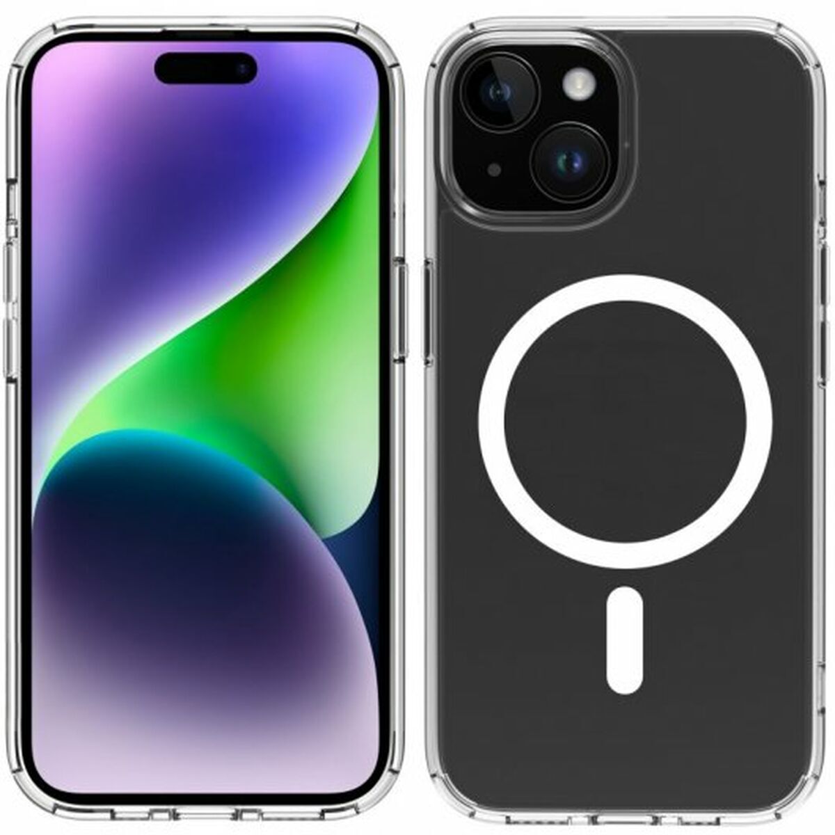 Image de Protection pour téléphone portable Muvit iPhone 15 Clear iPhone 15