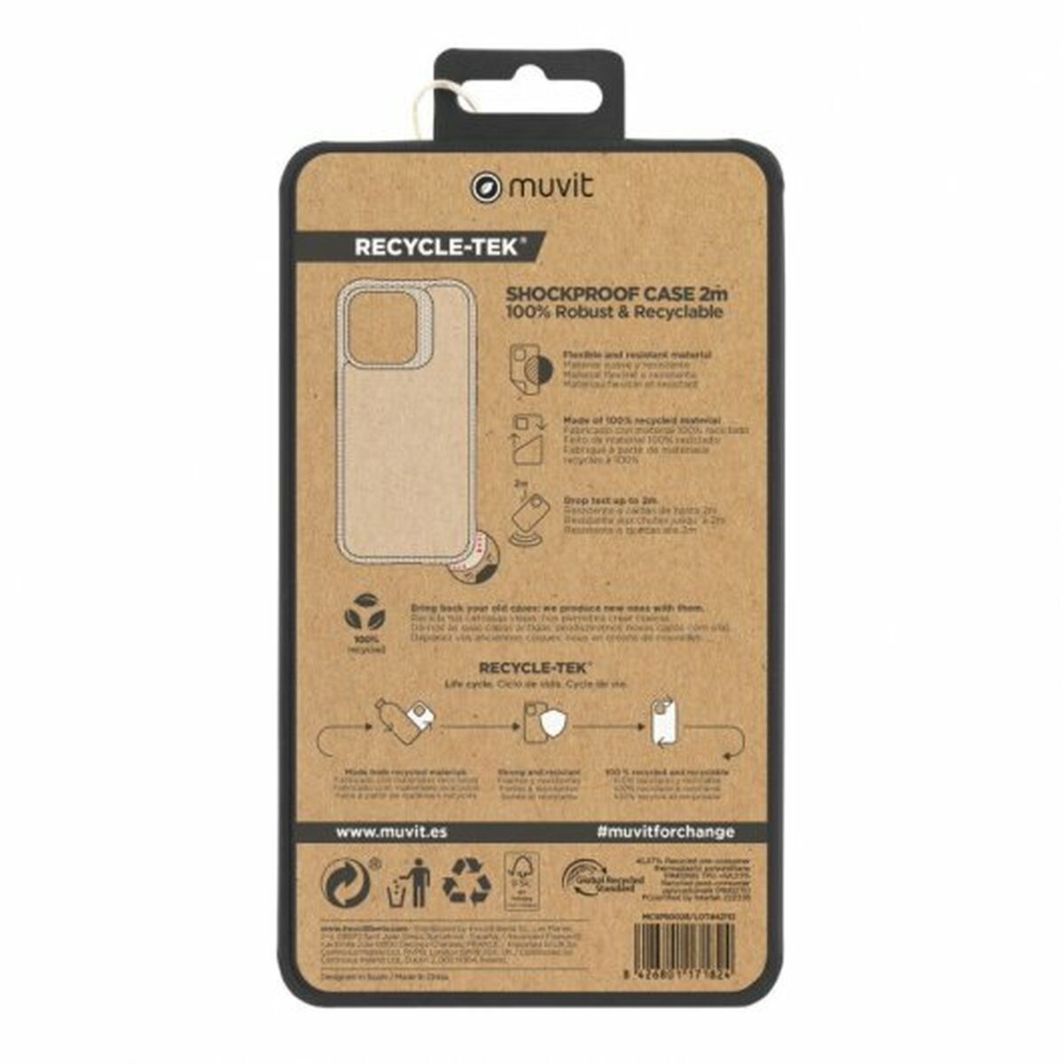 Bild von Mobile cover Muvit iPhone 15 Plus iPhone 15 Plus