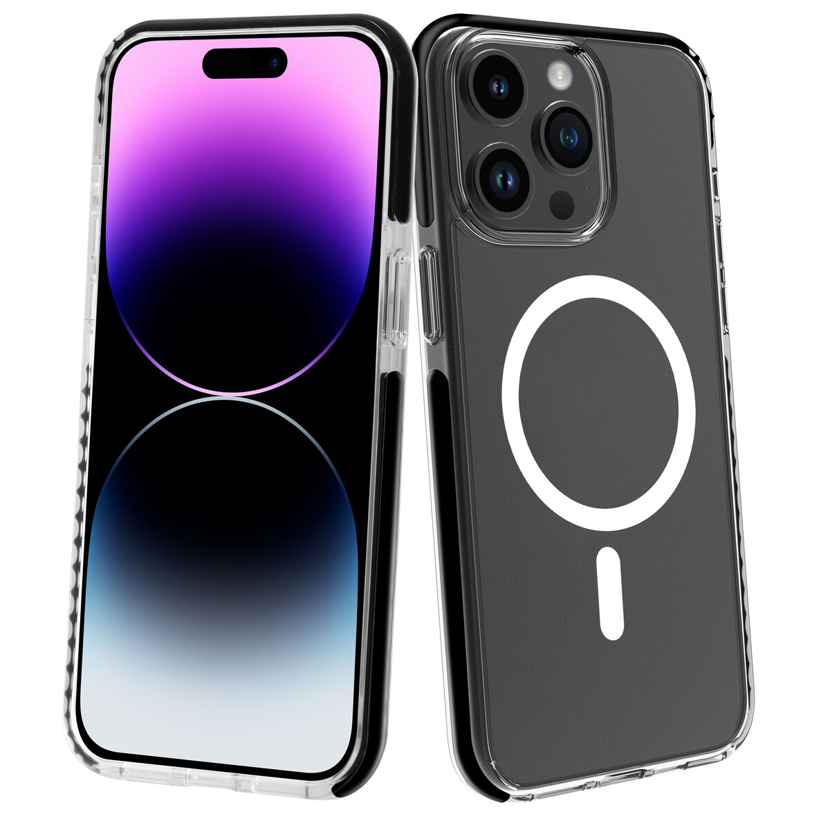 Image de Protection pour téléphone portable Muvit for Change iPhone 15 Pro Max Clear Magnétique