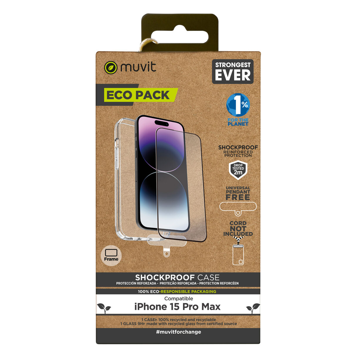 Image de Mobile Case and Protector Muvit for Change iPhone 15 Pro Max