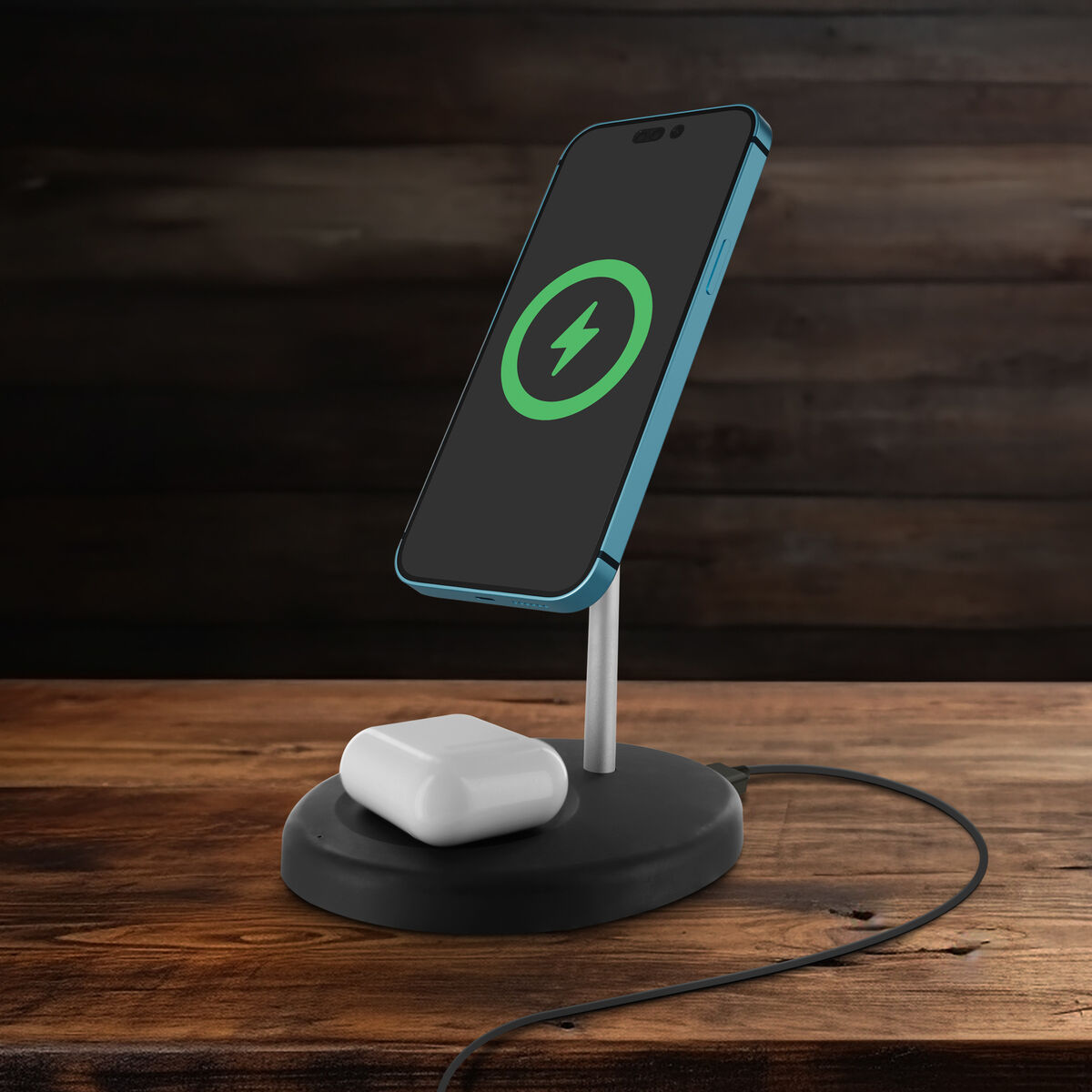 Bild von Kabelloses Ladegerät Muvit for Change Schwarz