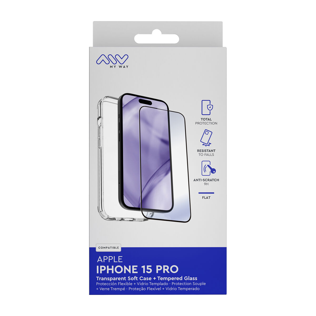 Image de Mobile Case and Protector Myway iPhone 15 Pro