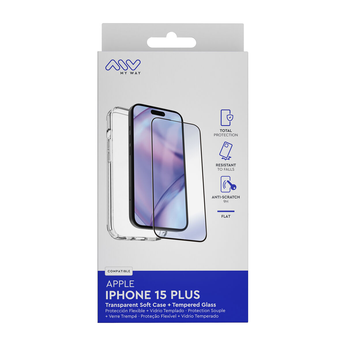 Image de Mobile Case and Protector Myway iPhone 15 Plus