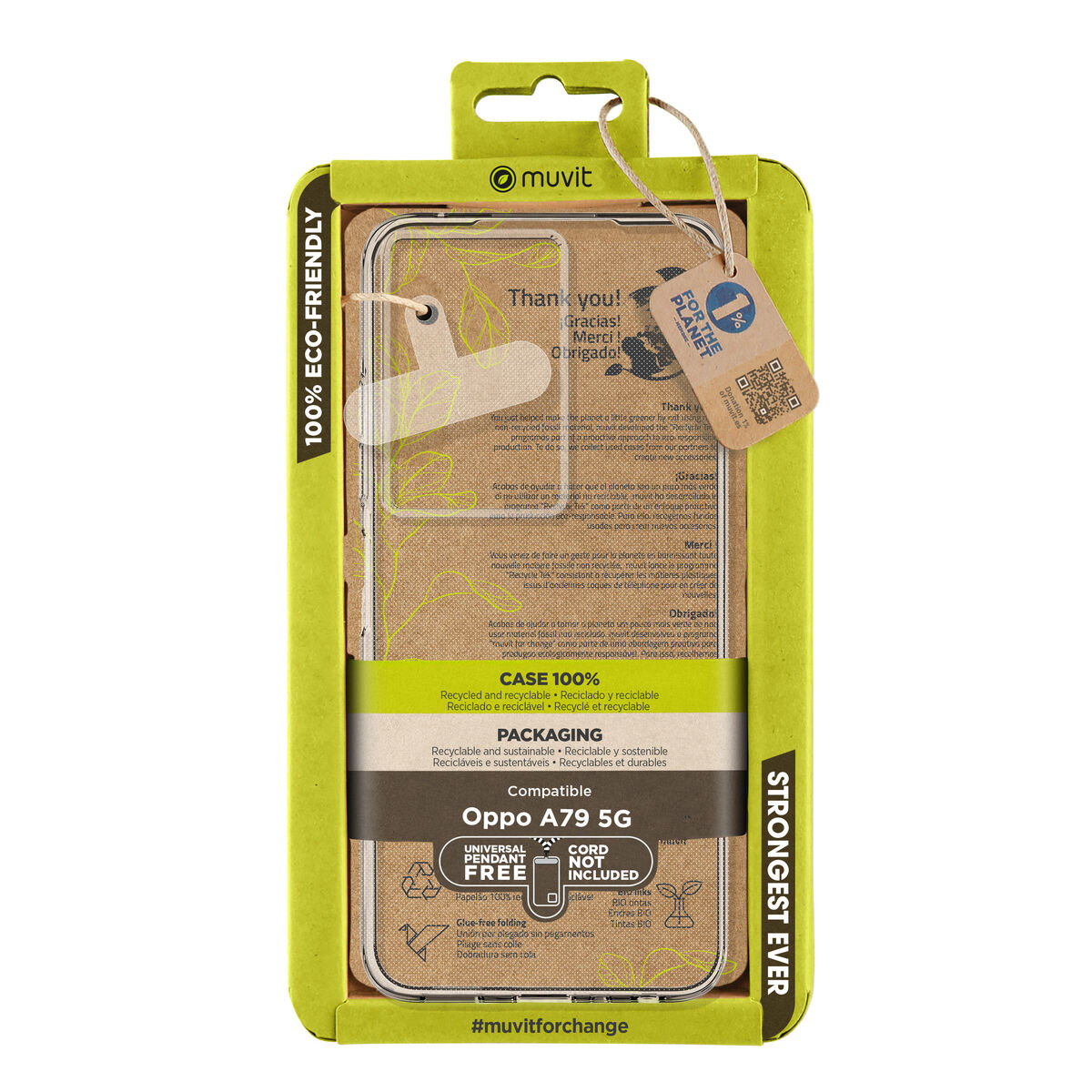 Image de Protection pour téléphone portable Muvit for Change Oppo A79 5G Oppo a79