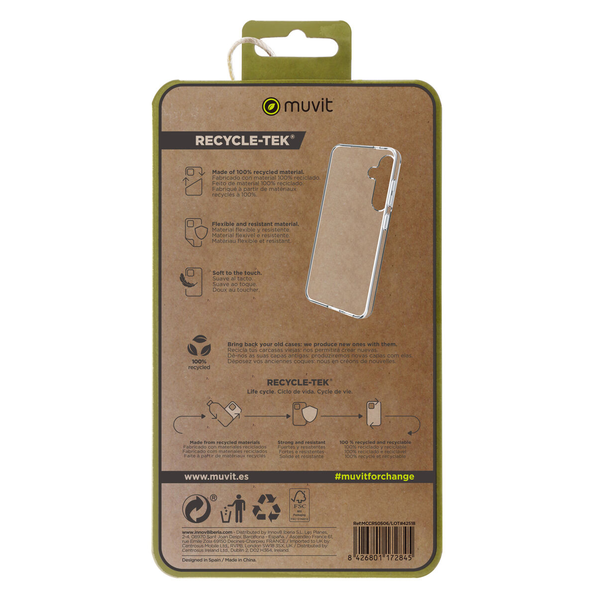 Mobile cover Muvit for Change Samsung Galaxy S24 Plus Galaxy S24 Plus