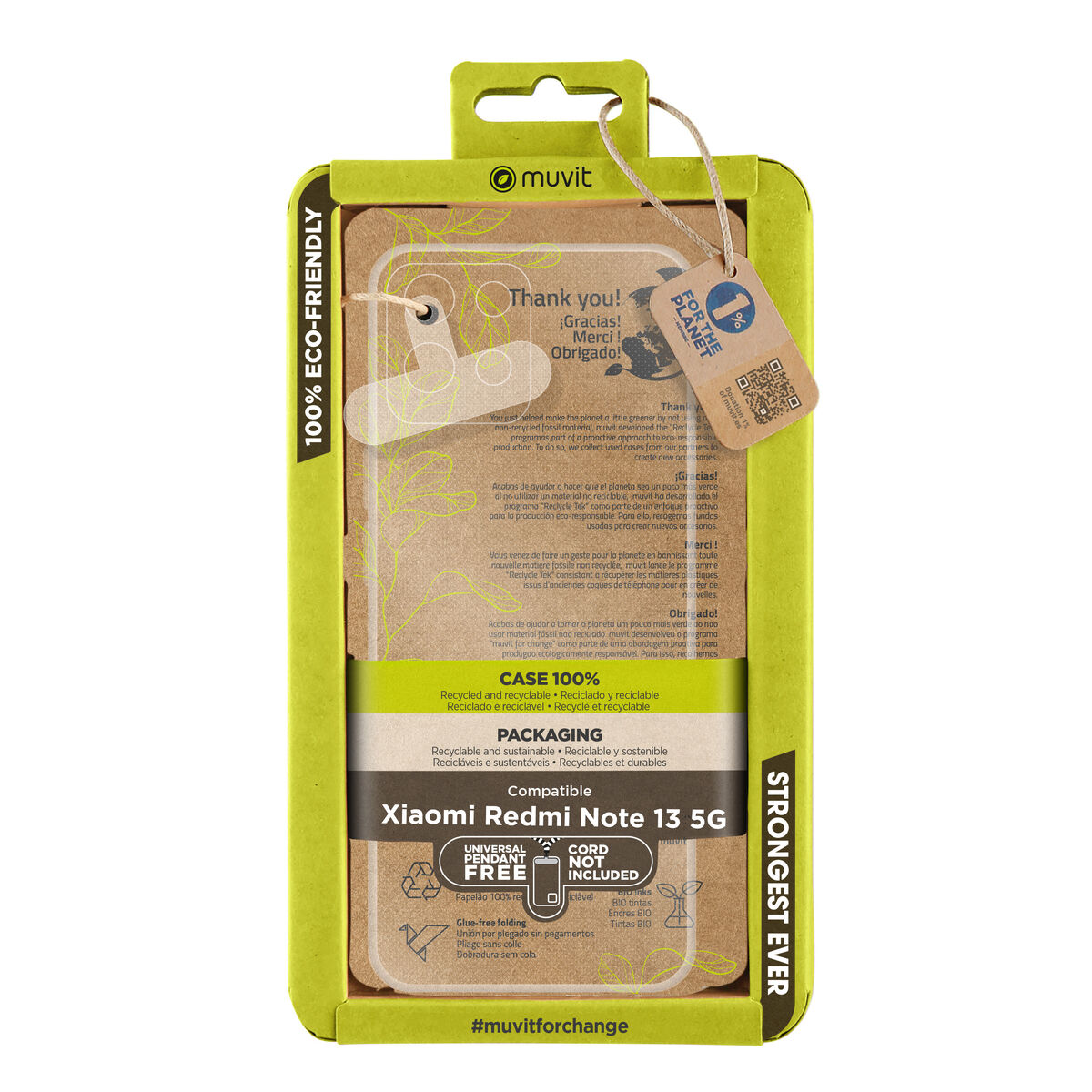 Image de Protection pour téléphone portable Muvit for Change Redmi Note 13 5G