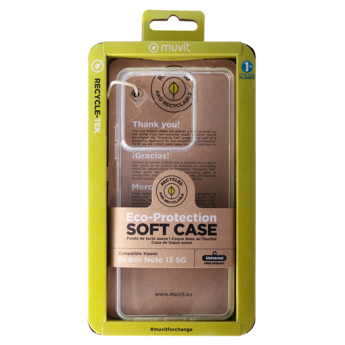 Image de Protection pour téléphone portable Muvit for Change Redmi Note 13 5G