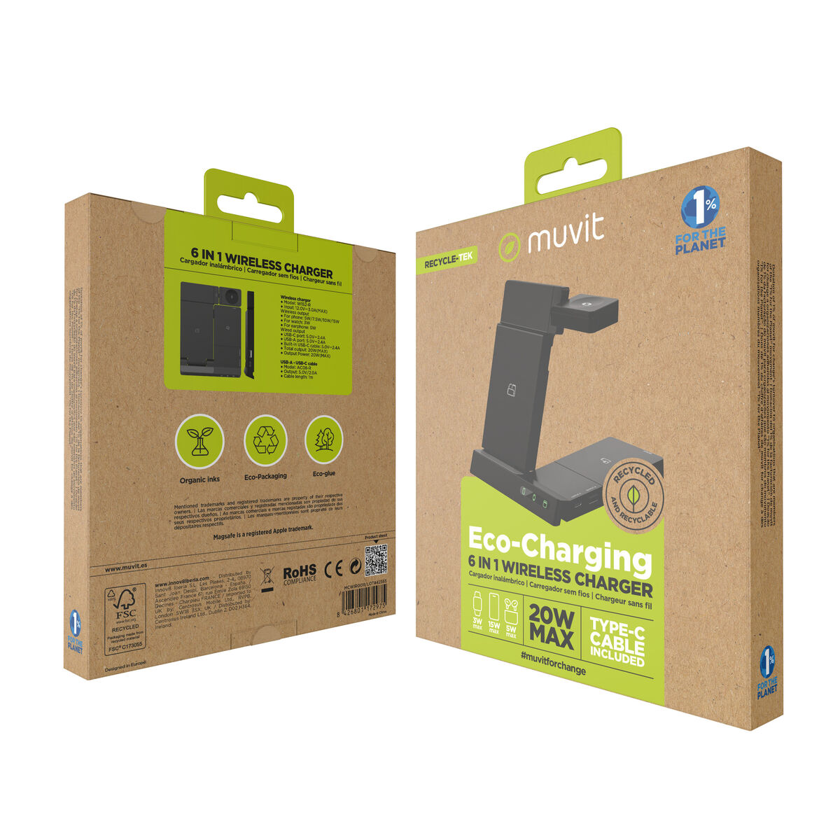 Cordless Charger Muvit MCWIR0011