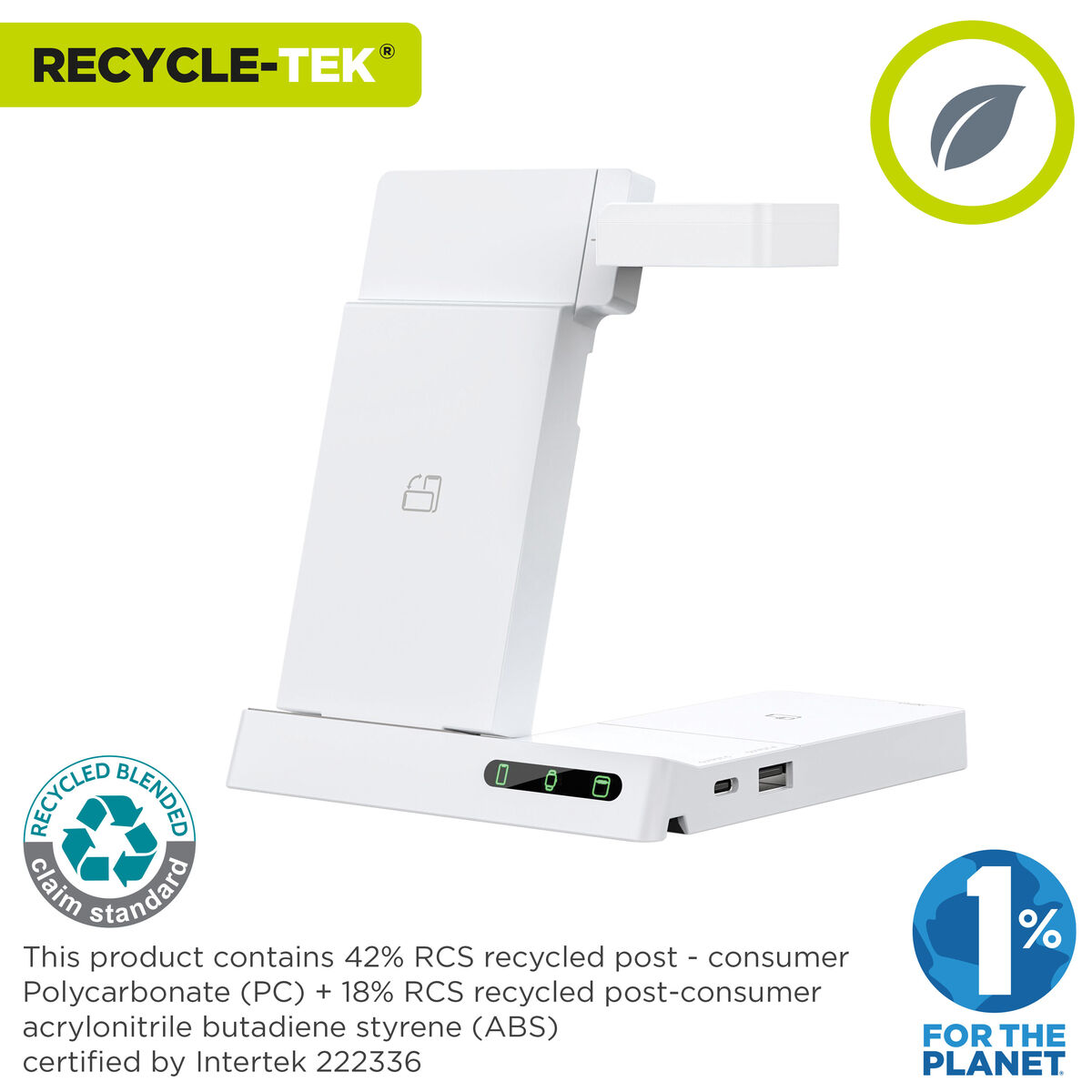 Bild von Cordless Charger Muvit MCWIR0012 White