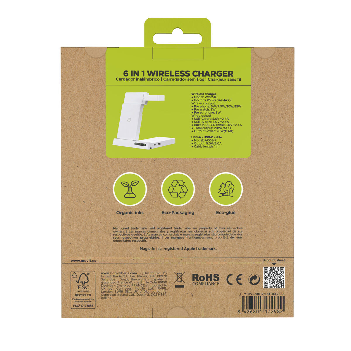 Cordless Charger Muvit MCWIR0012