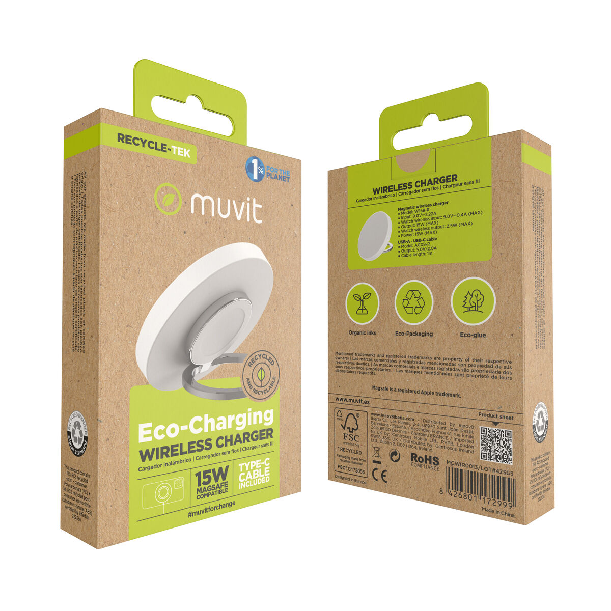 Cordless Charger Muvit MCWIR0013